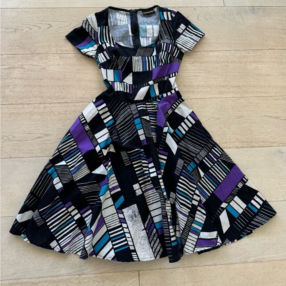 Nooworks Lovely Loretta dress XS geometric